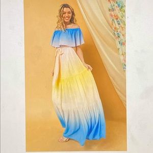 Off the shoulder dress